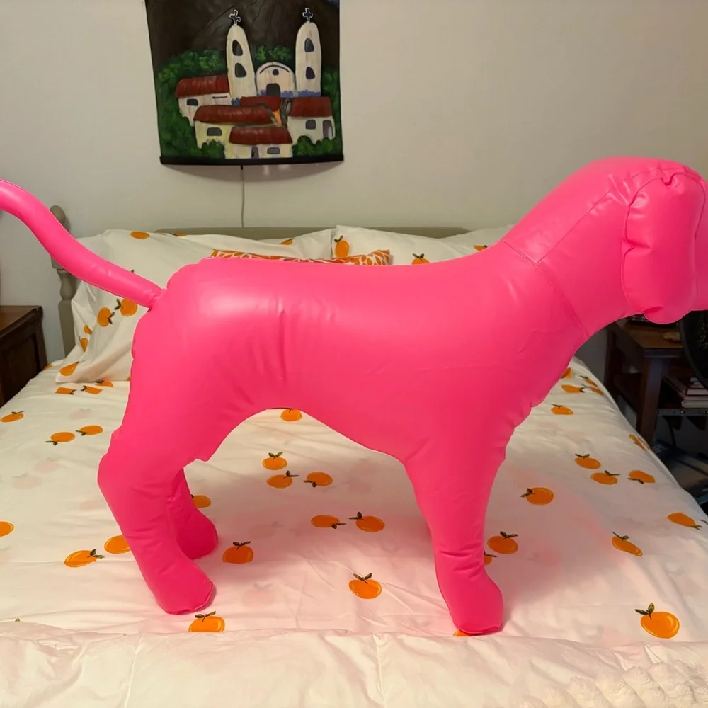 Victoria Secret Pink Inflatable Dog Store Display